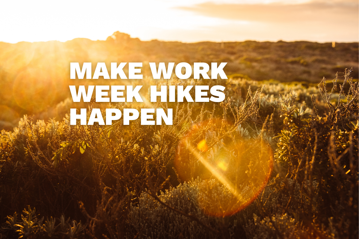 How To Get Out For A Work-week Hike