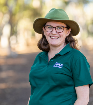 Erin, Perth trail guide at The Hike Collective with expertise in wildflowers, bushwalking, and nature connection