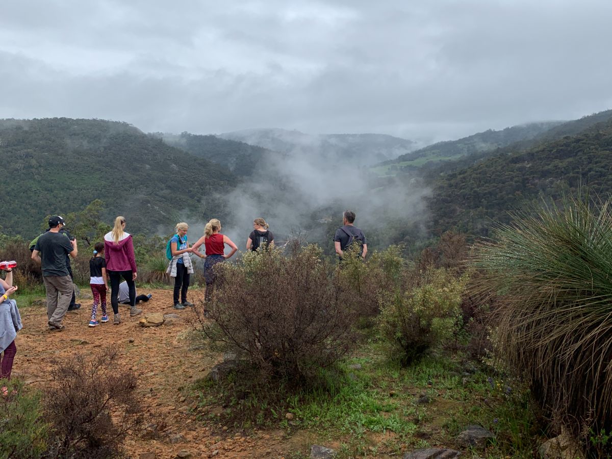 Serpentine Falls lookout | Group hiking trail with valley views WA