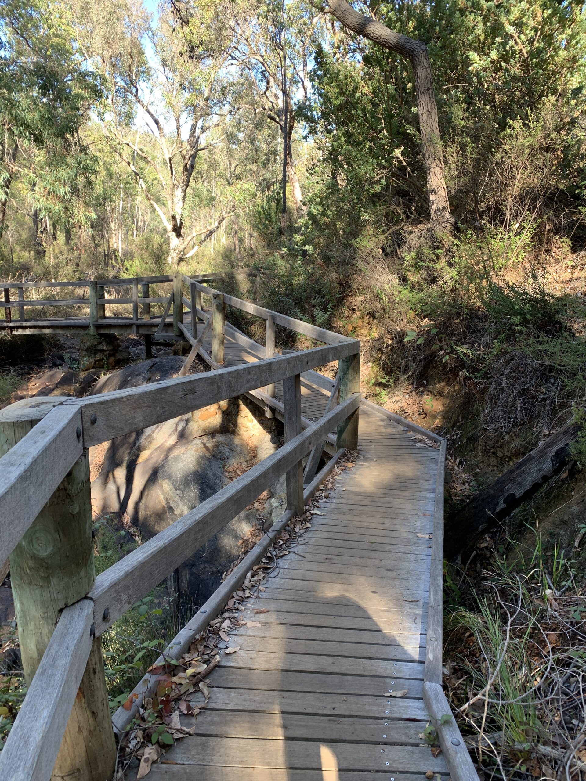 Kitty’s Gorge walking track | Wooden bridge on scenic Perth hike