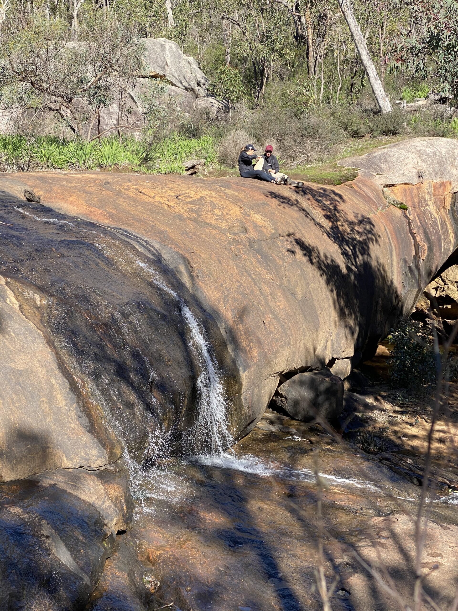 Rest stop on Kitty’s Gorge Trail | Serpentine hiking trail WA