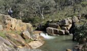 Waterfall hike Perth WA | Rocky Pool rest stop on bush trail
